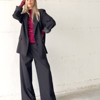 OVERSIZED DAMIAN TROUSERS NERO