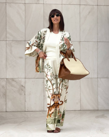 KIMONO RAJAH AVORIO