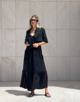 LONG DRESS DAFNE NERO