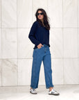 DENIM BARREL STONE WASH