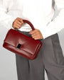 BORSA VENEZIA BURGUNDY