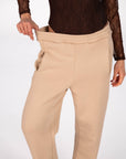 PANTALONE FELPATO EASY MOVE NOCCIOLA