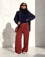 OVERSIZED DAMIAN TROUSERS BRUCIATO