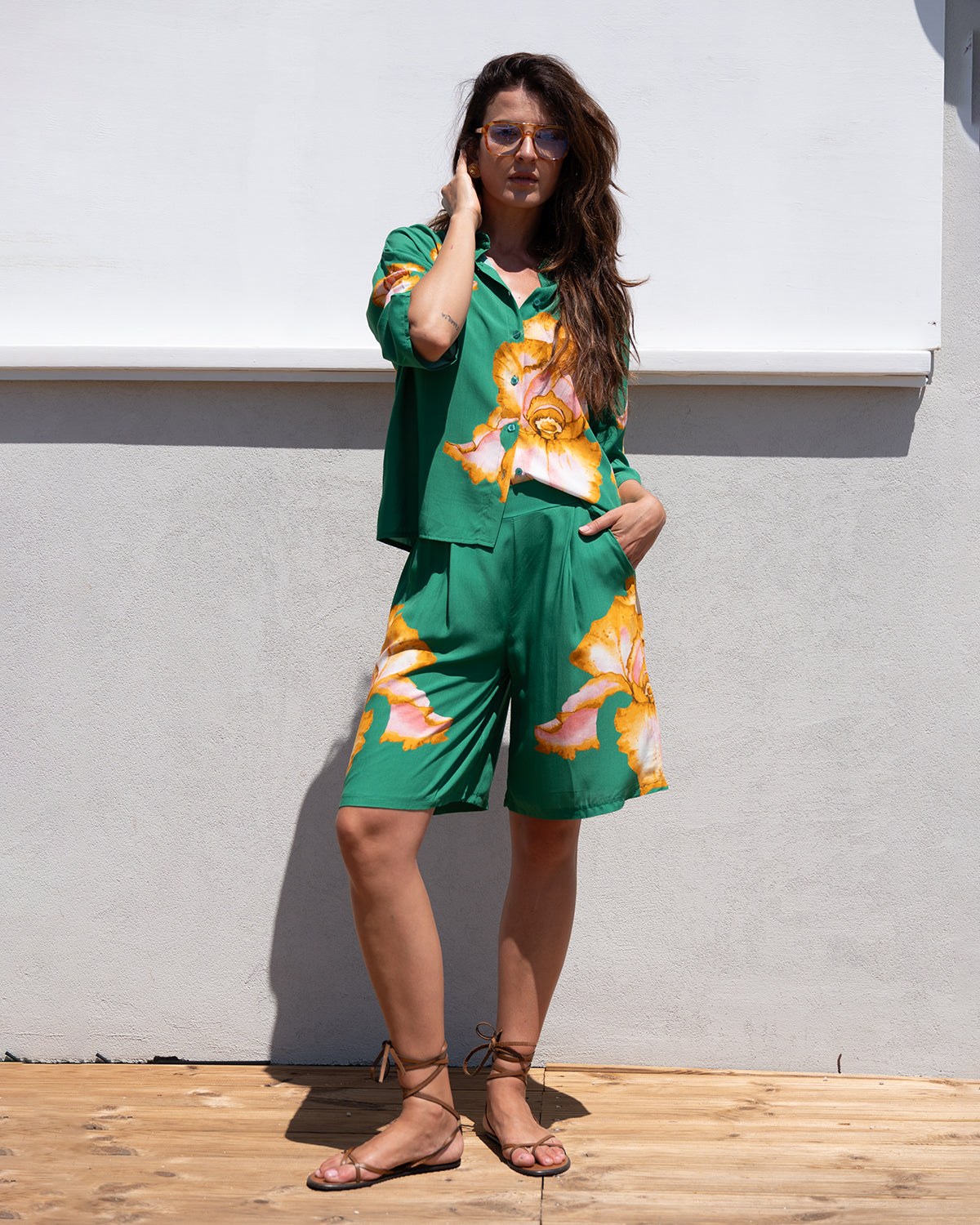 CAMICIA KENSI VERDE