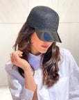 CAPPELLO VISIERA PLEXI NERO