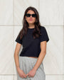 TSHIRT GENNY CON CASTONI NERO