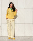 PULL A TRECCE ARIEL GIALLO