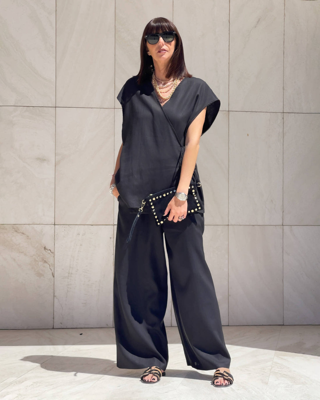 PANTALONE DORIS NERO