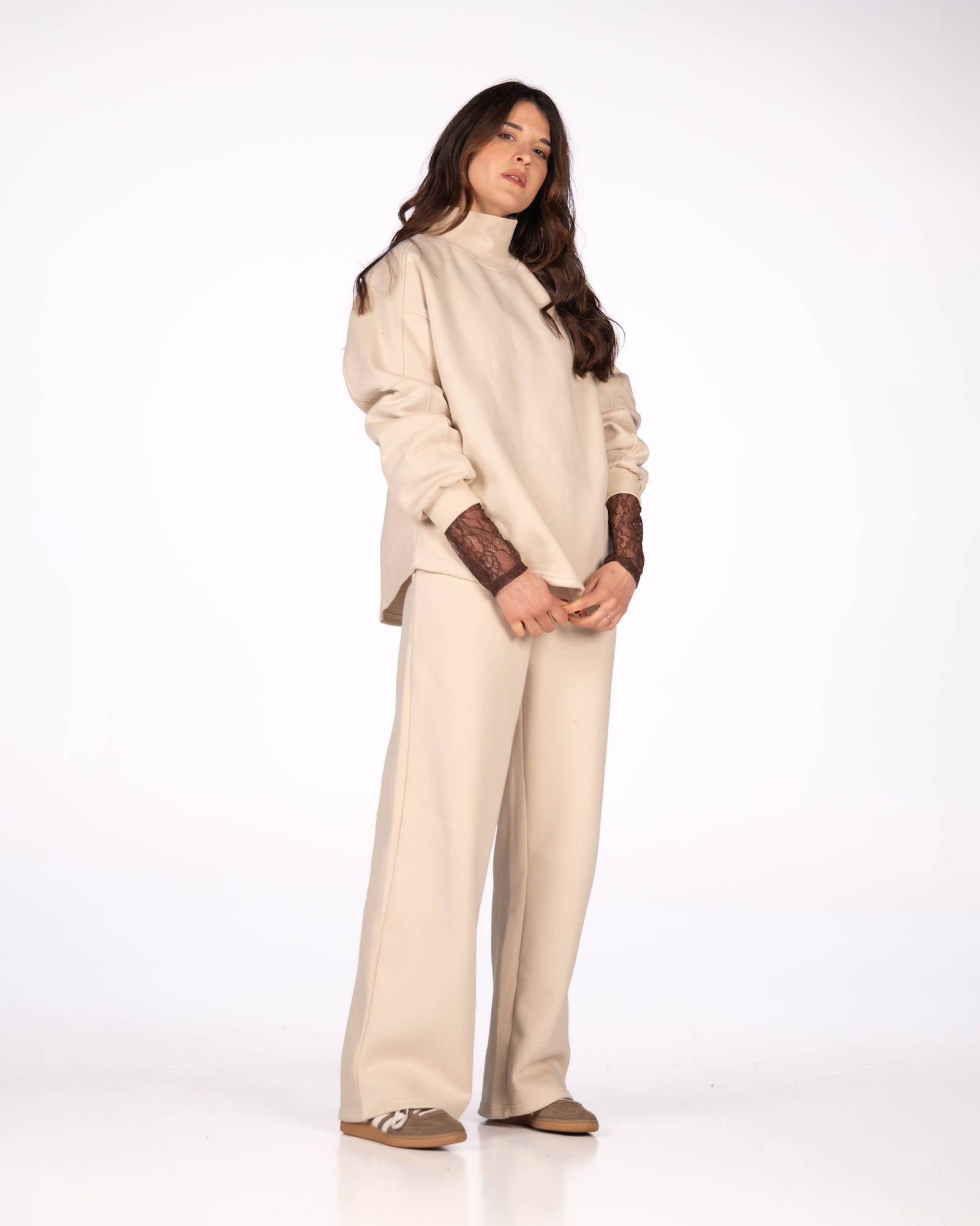 COMPLETO FELPA SIENNA BEIGE