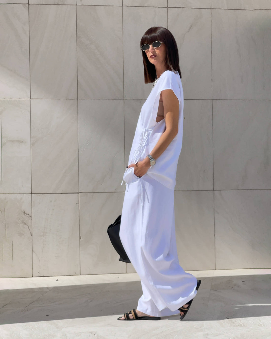 PANTALONE DORIS OFF WHITE