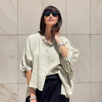 CAMICIA IN LINO MARGHERITA CASHMERE