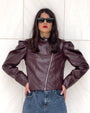 GIACCA ECOPELLE RANDY BORDEAUX