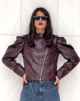 GIACCA ECOPELLE RANDY BORDEAUX