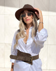 CAPPELLO A FALDA COFFEE