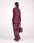 PANTALONE MORGAN BORDEAUX