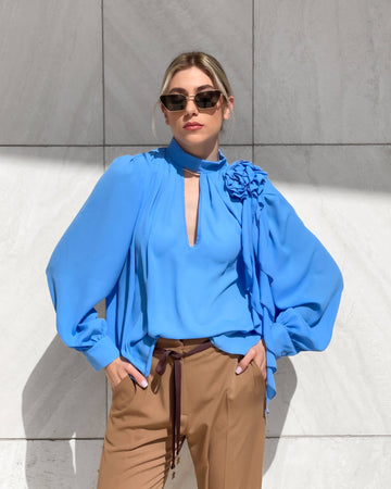 BLUSA IN GEORGETTE EUDORA FIORDALISO