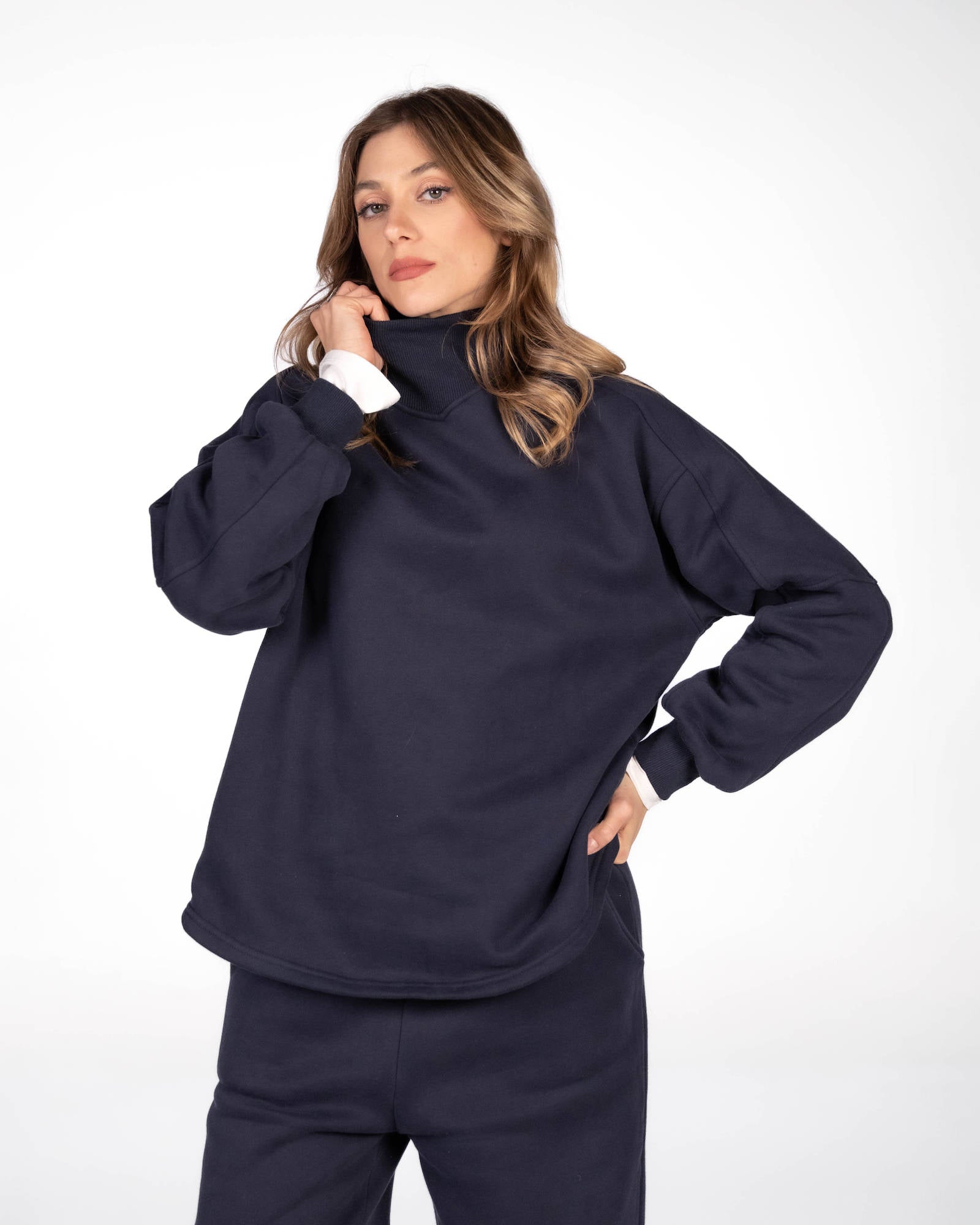 COMPLETO FELPA SIENNA BLU