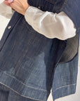 CAMICIA KIMONO FRANKLIN BLU