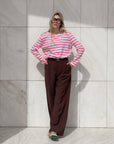 T-SHIRT BINARIO ROSA