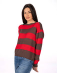 PULL A RIGHE MEGGY CHOCO ROSSO