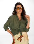 CAMICIA ALICE SAGE GREEN