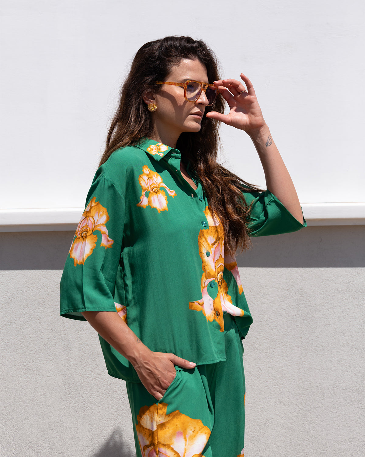 CAMICIA KENSI VERDE