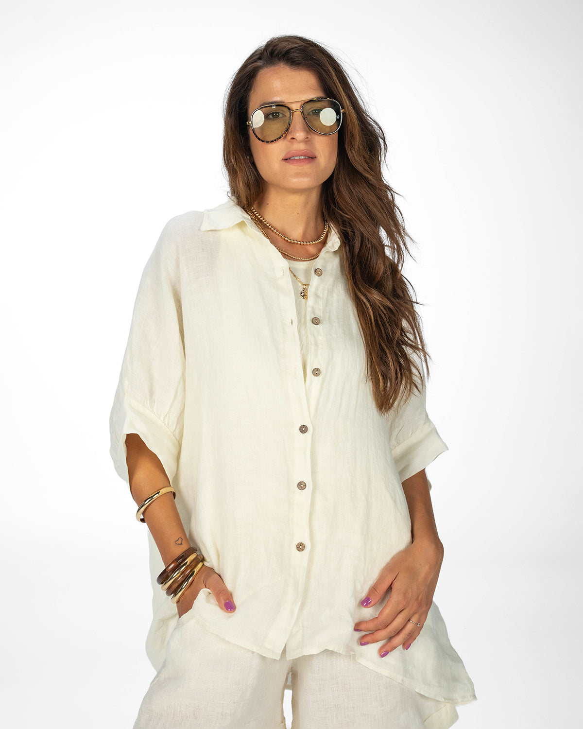 CAMICIA LARAH BIANCO
