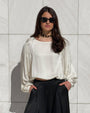 BLUSA SATIN JADE' BURRO