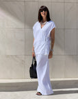 BLUSA INCROCIO DORIS OFF WHITE