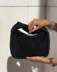 BORSA A MANO VELINA NERO