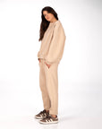 PANTALONE FELPATO EASY MOVE NOCCIOLA