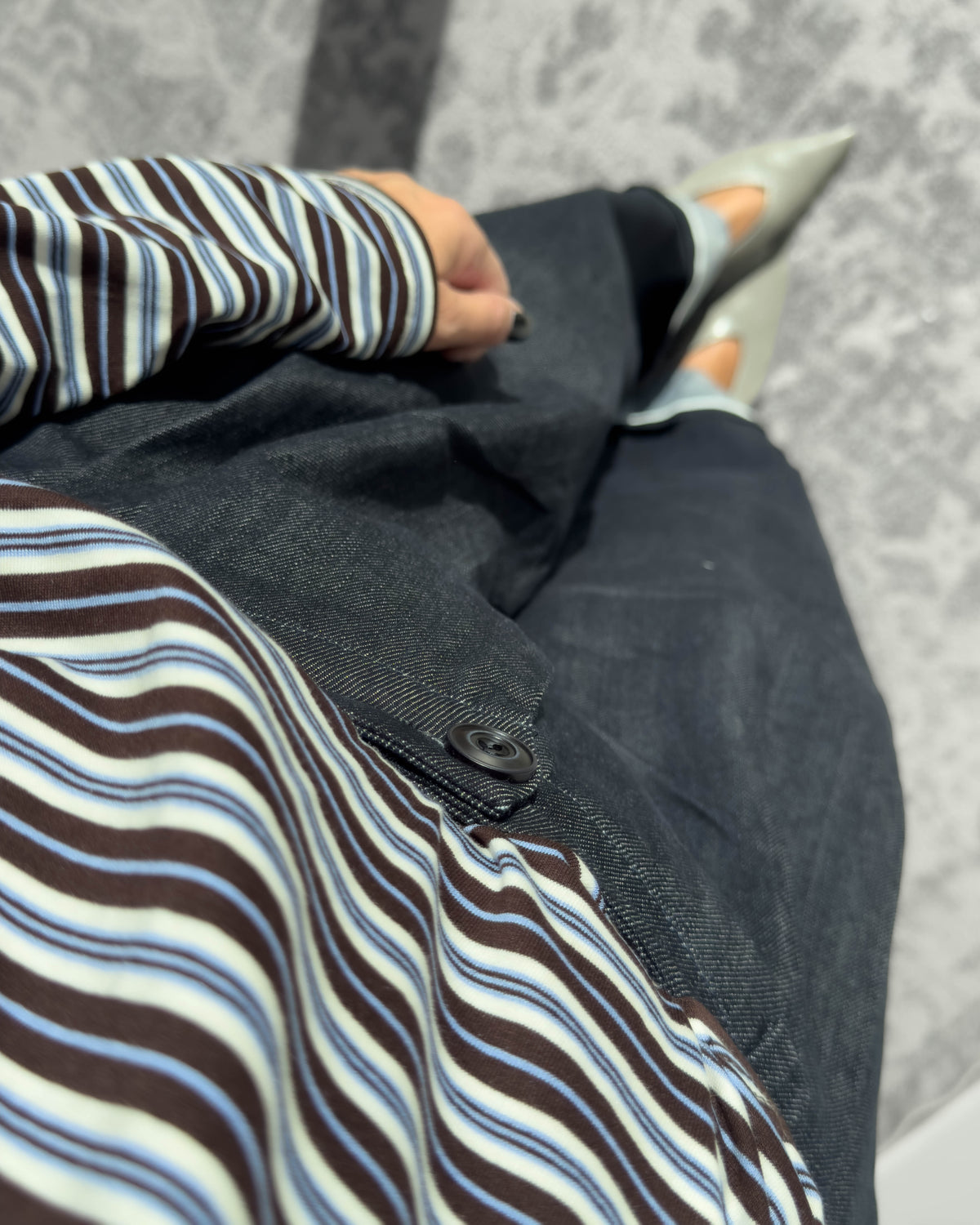 DENIM CLARINDA BLU SCURO