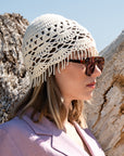 CUFFIA BOHO BIANCO