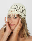 CUFFIA BOHO BIANCO