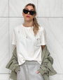 TSHIRT GENNY  CON CASTONI BIANCO