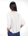 MAGLIA IN VISCOSA SPYCE BIANCO