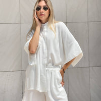 COMPLETO PAROS SHORT BIANCO