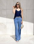 TOP NORA IN SATIN ECLISSI