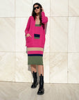 GIACCA IN MAGLIA KONTATTO PINK