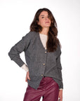 CARDIGAN SAMIRA GRIGIO SCURO