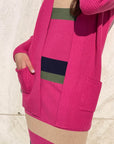 GIACCA IN MAGLIA KONTATTO PINK