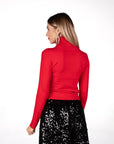 DOLCEVITA MARA IN MAGLIA FINE ROSSO