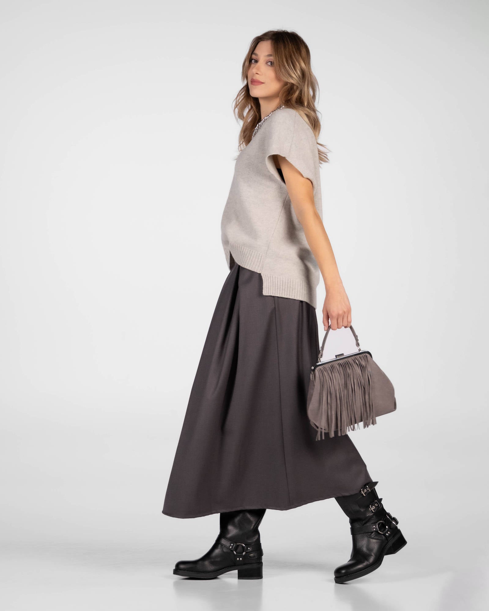 GILET IN LANA ARIEL PERLA