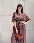 T-SHIRT CON CINTA DORIS CHOCO