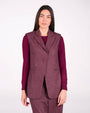 GILET MORGAN BORDEAUX