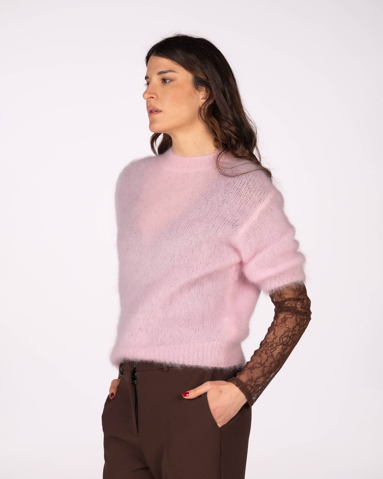 PULL IN KID MOHAIR ABIGAIL ROSA