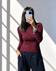 DOLCEVITA MINU' IN MAGLIA FINE DEEPWINE