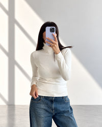DOLCEVITA MINU' IN MAGLIA FINE PANNA