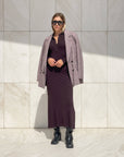 ABITO SPICE POLO PLUM