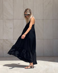 LONG DRESS DAFNE NERO